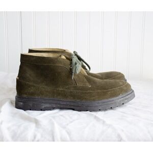 Stacy Adams Men's Amherst, Olive Green Suede Chukka‎ Boots, Size 11.5M.